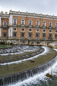 西班牙马德里阿兰朱兹宫神泉喷泉 西班牙马德里遗产历史艺术旅游房子城市石头花朵建筑公园图片