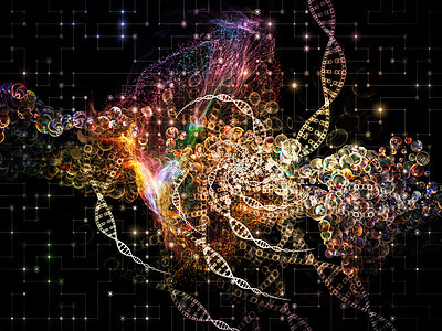 虚拟DNA活力设计理论物质药品技术工程缩影生活生物学图片