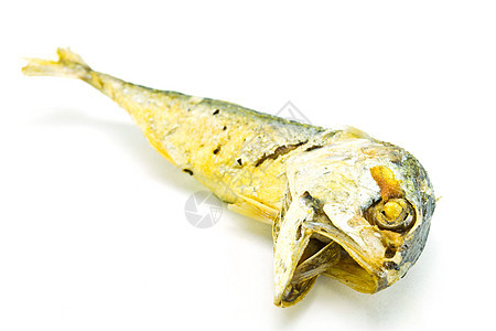 白上孤立的炸鱼营养黄色油炸午餐白色用餐食物烹饪美食蔬菜图片