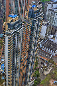 香港的住宅楼群建设人口建筑贫困贫民窟生活窗户建筑学公寓住房城市图片