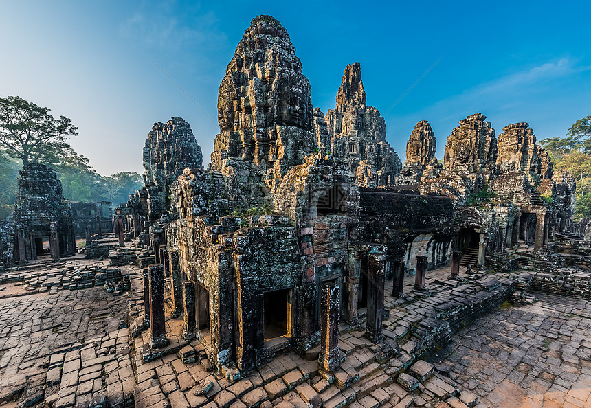 寺吴哥城柬埔寨目的地佛教徒高棉语寺庙考古宗教地标旅行地方废墟图片