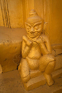 古老的缅甸佛教寺庙详情金子艺术镶嵌纪念碑文化吸引力佛塔旅行遗产宗教图片