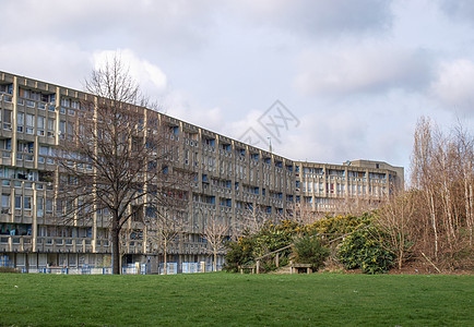 伦敦罗宾汉花园英语社论王国野兽派地标杰作建筑财产花园住房图片