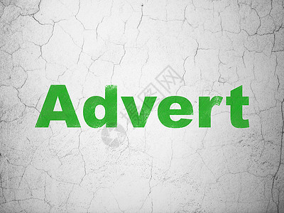 广告概念广告在背景墙上销售公关插图活动市场水泥战略产品风化互联网背景图片