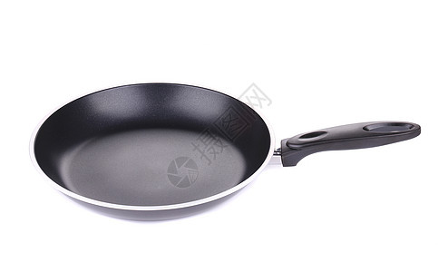 黑煎锅金属食物厨师早餐圆形烹饪黑色餐厅工具平底锅图片