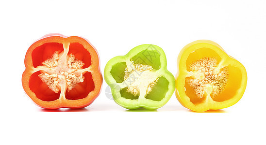 三分半的胡椒白色饮食绿色义者营养辣椒黄色蔬菜食物种子图片