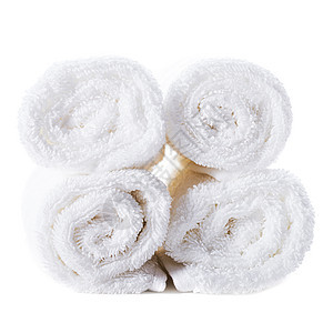 白毛巾织物酒店温泉棉布淋浴面布洗手间洗衣店折叠面巾图片