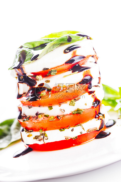 胶片沙拉餐厅香料小吃食物营养午餐盘子蔬菜香醋草本植物图片