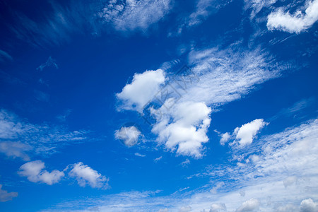 蓝蓝天空臭氧宗教气候多云天气气氛气象蓝色白色日光图片