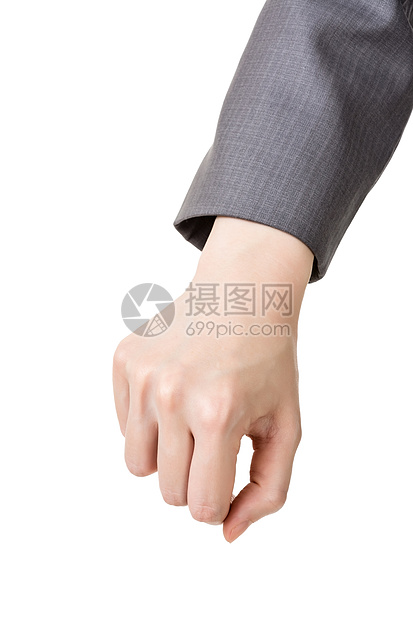 商业女商务人士的手牵着或拉着什么东西身体手势女性手指工作室高清图片下载-正版图片322014888-摄图网