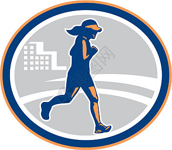 女性马拉松 Runner城市改造图片