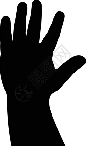 a 2岁幼儿手背 矢量拇指皮肤插图棕榈孩子黑色白色手指安全家庭图片