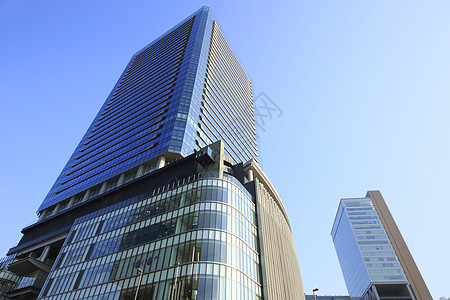 大阪市的OSAKA地区天空旅行旅游景观摩天大楼市中心观光前线蓝天城市图片