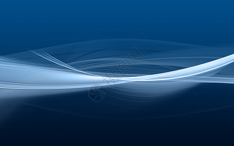 Blue 抽象蓝波浪状柔软度漩涡液体水平运动线条艺术活力白色图片