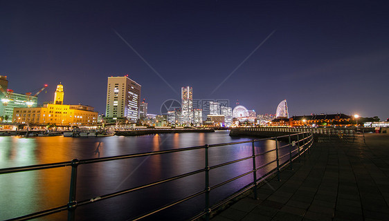 横滨市湾全景图片