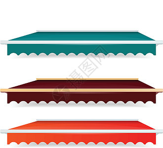 EPS 矢量 10  彩色的单色套装玻璃柜条纹店面天气杂货店挂件阴影街道建筑窗户图片