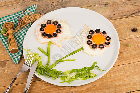 阳光在花朵旁水平孩子们装饰美食食品营养芹菜童年蔬菜儿童图片