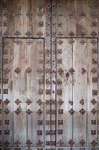 旧门木板水平木头古董风化画幅背景图片