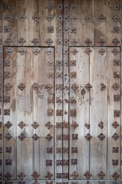 旧门木板水平木头古董风化画幅图片