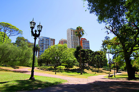 布宜诺斯艾利斯广场建筑学大厦城市植物绿色天空途径广场蓝色建筑图片