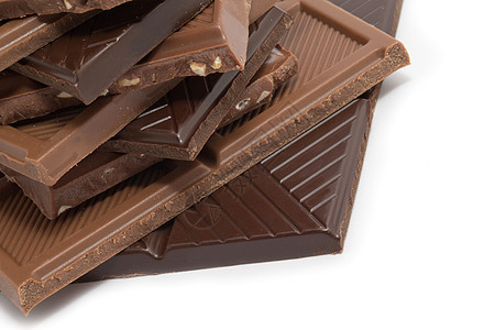 巧克力甜点碳水宏观小吃化合物美食白色工作室食物图片