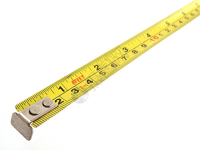 黄带度量的近照测量工作统治者卷尺工程仪表数字毫米尺寸黄色图片