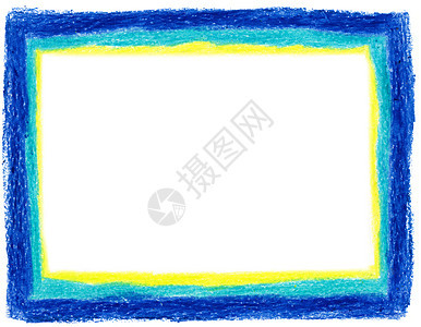 蓝和黄光线框架图片