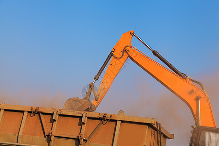 挖掘机挖掘工作机械反铲车辆装载机地球卡车搬运工建筑学图片