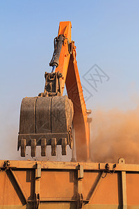 挖掘机挖掘机器金属反铲活动行动地球运输装载机建筑学图片