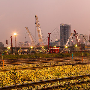 建筑工地街道地标铁路旅行建筑学景观场景摩天大楼市中心旅游图片