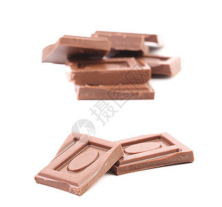巧克力棒堆叠巧克力烹饪小吃糖果活力薄片食物奶油可可饮食图片