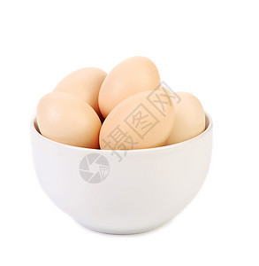 有棕蛋的碗营养美食奶制品家禽团体食品斑点食物饮食蛋壳图片
