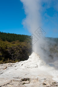 莱迪诺克斯蒸汽白色旅游多云粉末夫人地热肥皂天空火山图片