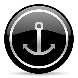 锁定图标互联网圆圈水手海景假期网络船运电脑游艇帆船图片