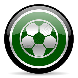 足球足球图标玩家圆圈竞赛按钮绿色锦标赛团队网络杯子体育场图片