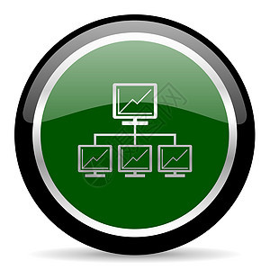 网络网络图标电讯全球团体通讯电脑圆圈社区按钮绿色宽带图片