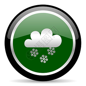 雪雪图标预测按钮插图天气风暴预报晴雨表网络圆圈气象图片