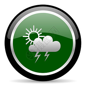 暴雨图标预报预测天气按钮下雨多云网络气氛圆圈温度图片