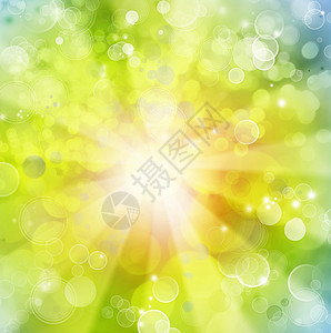摘要背景背景辉光绿色元素爆破射线力量大爆炸设计太阳活力图片