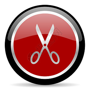 剪剪刀图标化妆品电话圆圈洗头理发师头发网络工具沙龙梳子图片