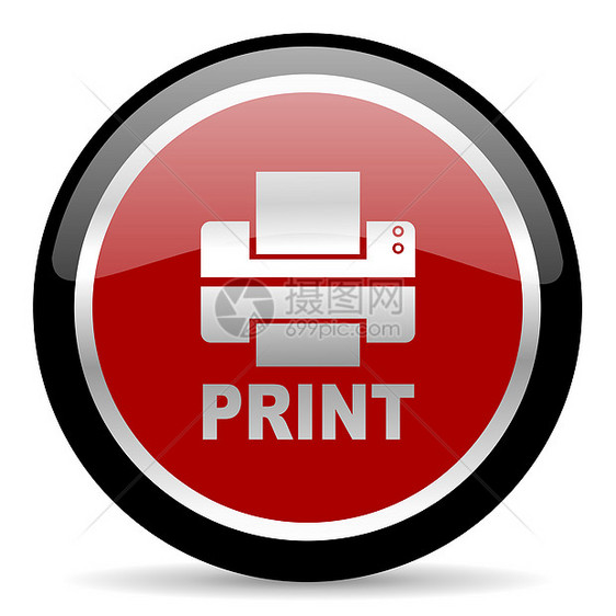 打印机图标商业机器电话报纸印刷传真按钮手机互联网网络图片