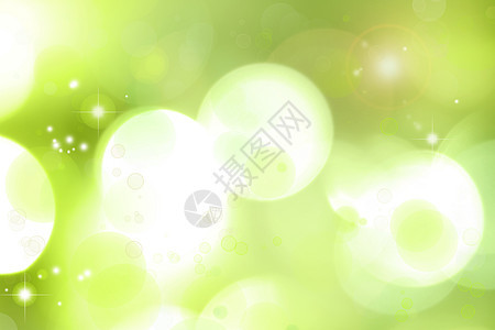 摘要背景背景圆圈元素设计辉光仙女灯绿色图片