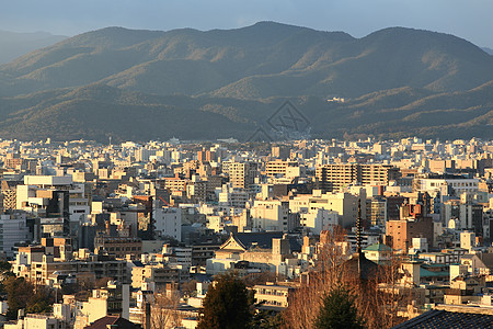 京都 日本 关西地区的城市旅游建筑学旅行天际街道景观建筑日落地标摩天大楼图片
