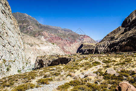 秘鲁 科塔瓦西峡谷 最深的峡谷丘陵阳台风景植物秃鹰瀑布岩石高度农业场景图片