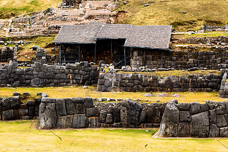 在秘鲁库斯科Cuzco看到墙壁废墟比丘历史岩石帝国拉丁骆驼寺庙城市世界图片