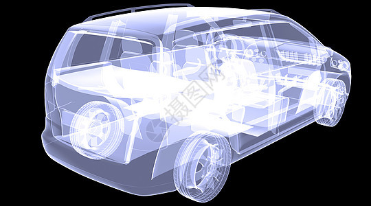 X射X光概念车轿车奢华宏观发动机金属跑车力量蓝色运输车轮图片