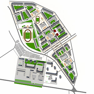 住宅区 最佳视野文明城市建筑商业插图公司渲染街道建筑学房子背景图片