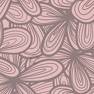 无缝的抽象手画纹理设计织物流动波纹手工面条纠纷分析叶子装饰品图片
