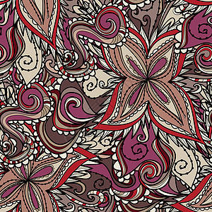 无缝的抽象手画纹理蕾丝海洋振动织物打印纺织品风格分析装饰品装饰图片