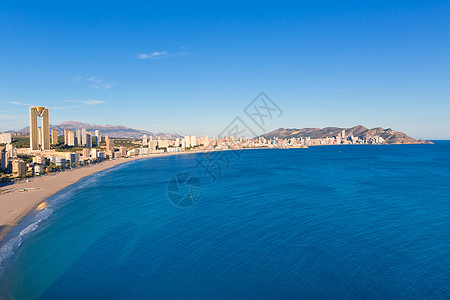 天线空中观察波尼恩海滩公寓海岸线景点地平线海景酒店天际假期旅游摩天大楼图片